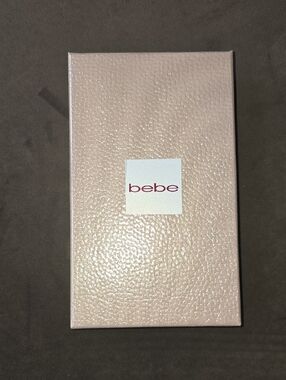 bebe Blush Textured Gift Box with Center Logo